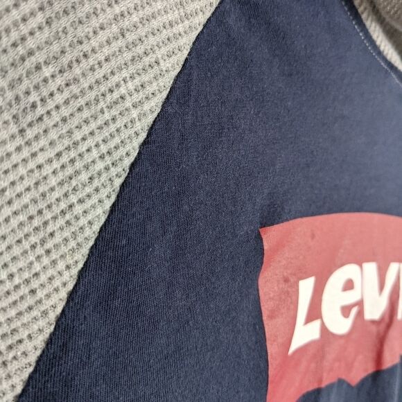 LEVI'S thermo hoodie youth XL, long sleeve fits women Medium @P - Picture 5 of 11